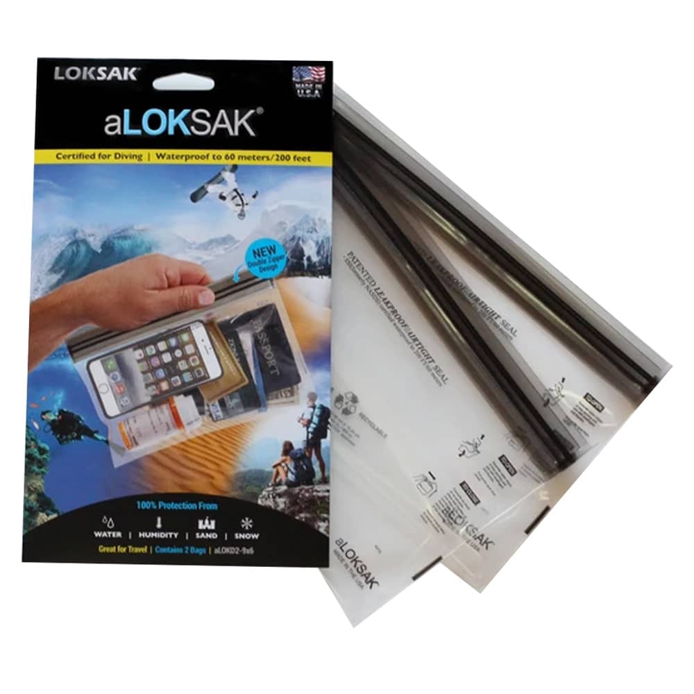 LOKSAK aLOKSAK 9" x 6" Element-Proof Storage Bag