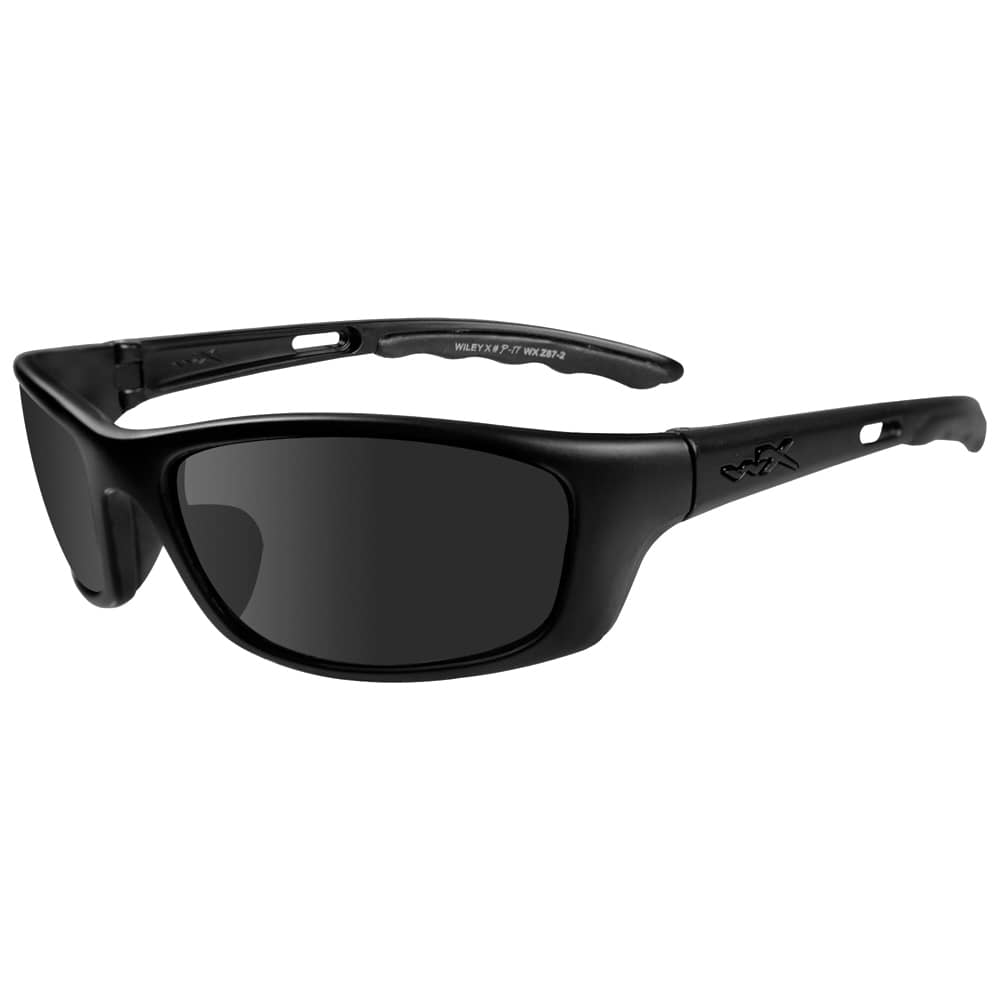 Wiley X P-17M Sunglasses - Black Ops Collection Smoke Grey