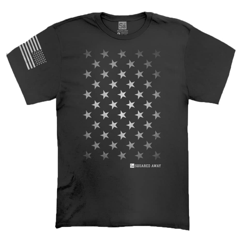 Squared Away 50 Stars T-Shirt