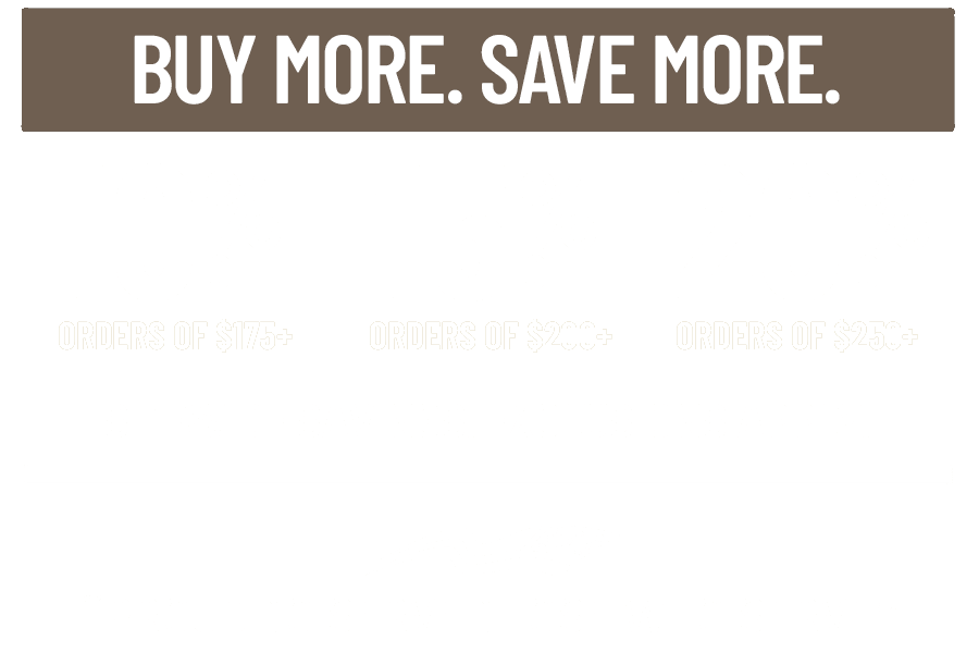 Buy More. Save More. Save up to 20%. Shop Now.