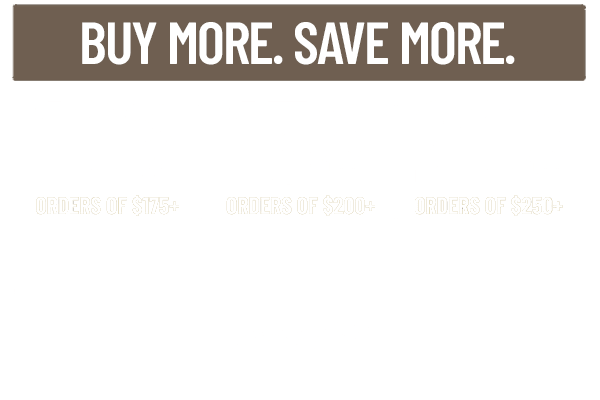 Buy More. Save More. Save up to 20%. Shop Now.