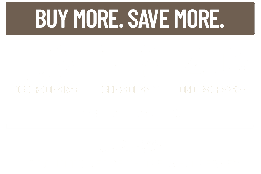 Buy More. Save More. Save up to 20%. Shop Now.