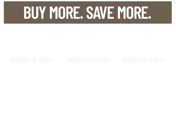 Buy More. Save More. Save up to 20%. Shop Now.