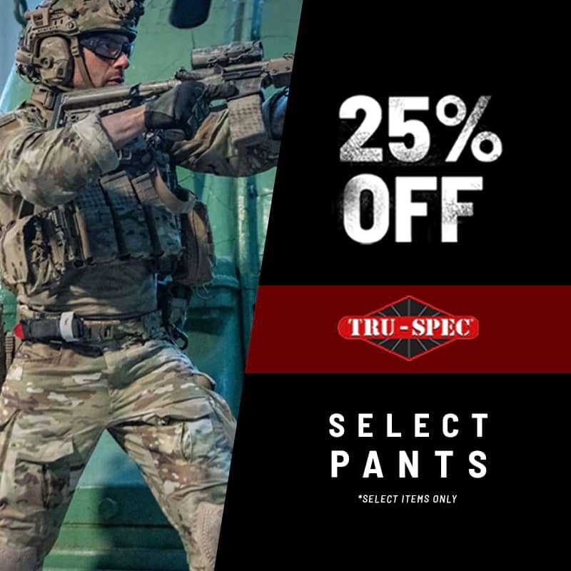 25% Off Select Tru-Spec Pants