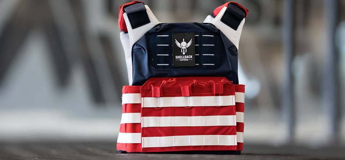 Tackle the Murph with the Shellback RWB Plate Carrier Vest The Shellback RWB Plate Carrier Vest is great for Crossfit