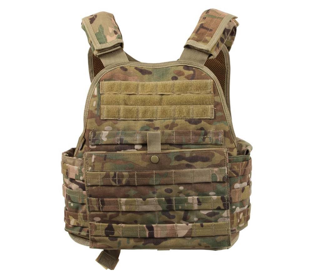 Rothco MOLLE Plate Carrier Vest in MultiCam
