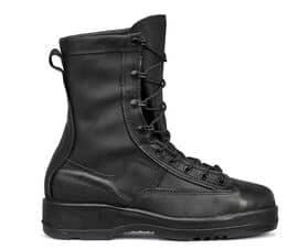 Belleville Waterproof Steel Toe Flight and Fight Deck Boots in Black