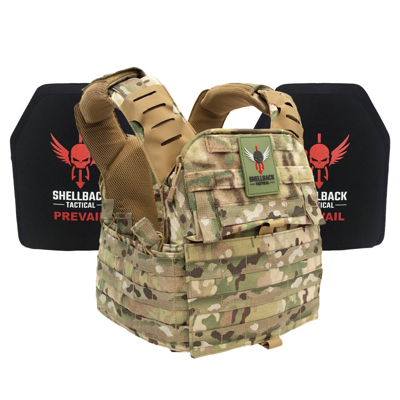 Shellback Banshee Elite 2.0 Lightweight Armor System in MultiCam with Level III Plates