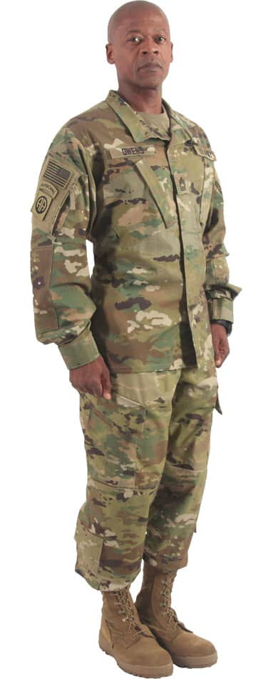 Air Force OCP Uniform Side View