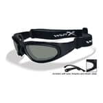 Wiley X SG-1 Alternative Fit Tactical Goggles with Black Frame